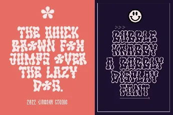 Bubble Krabby font