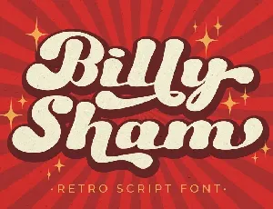 Billy Sham font