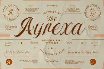 Ayrexa font