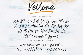 Vellona Brush font