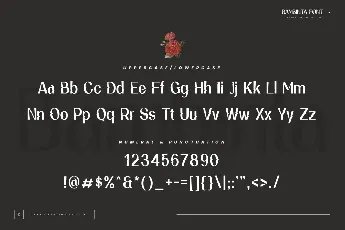 Bambinta Personal Use font