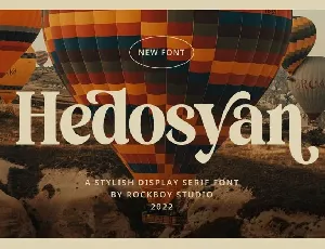 Hedosyan font