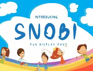 Snobi Display font