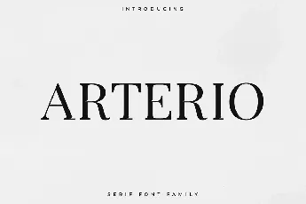 Arterio font