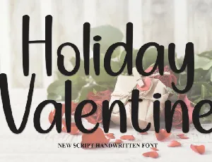 Holiday Valentine Display font