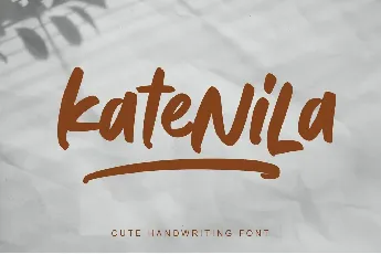 Katenila font