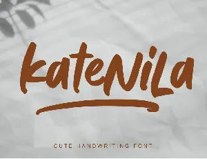 Katenila font