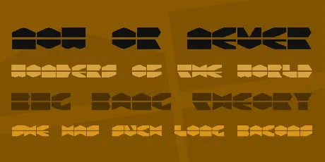 LDR HEXATRON font