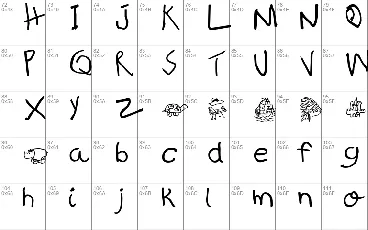 kidS Written font