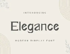 Elegance font