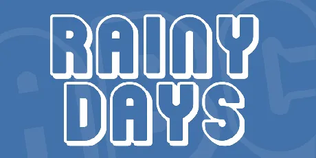 Rainy Days font