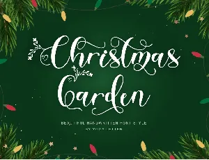 Christmas Garden font