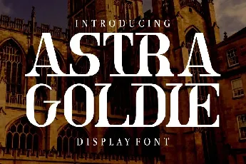 Astra Goldie font