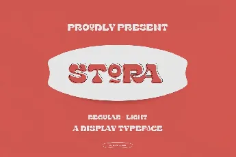 Stora font