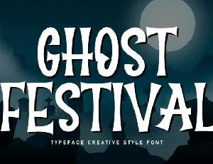 Ghost Festival Display font