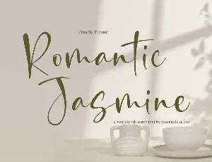 Romantic Jasmine font