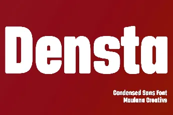 Densta font