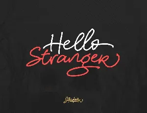 Hello Stranger Free font