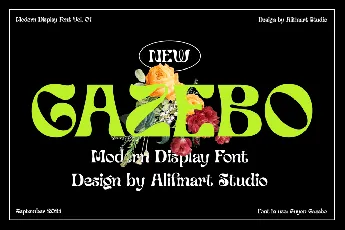 Guyon Gazebo font