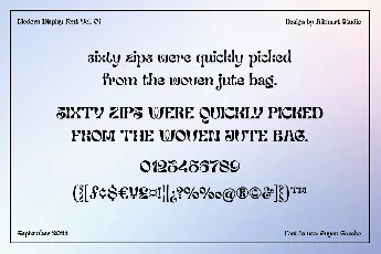 Guyon Gazebo font