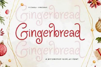 Gingerbread font