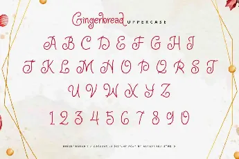 Gingerbread font