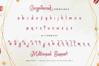 Gingerbread font