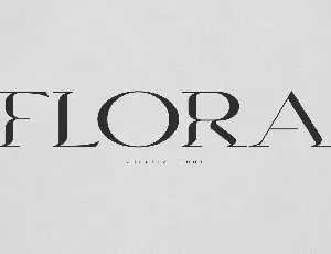 Flora font