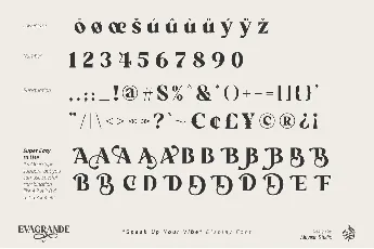 Evagrande font