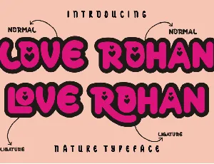 Love Rohan font