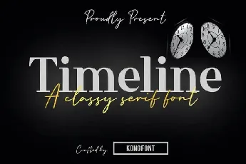 Timeline Serif font