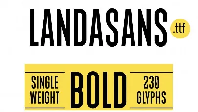 Landasans Free font