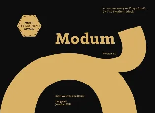 Modum Family font