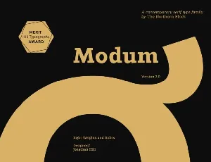 Modum Family font