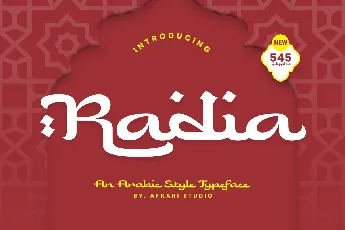 Radia font