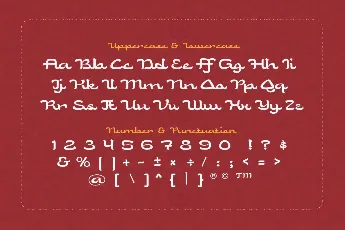 Radia font