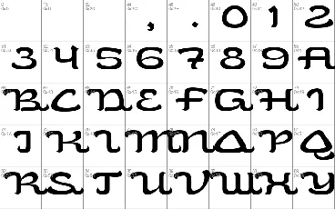 Radia font