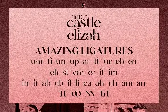 The Castle Elizah font