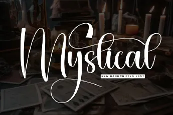 Mystical Script font