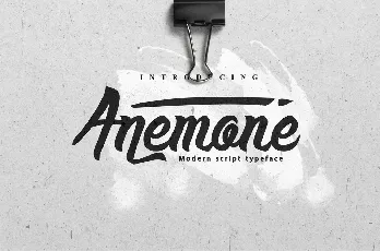 Anemone Script Free font