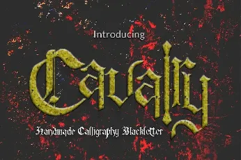 Cavalry font