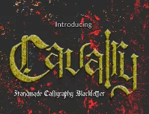 Cavalry font