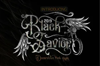 Black Savior font