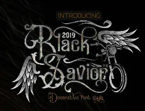 Black Savior font