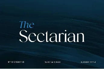 The Sectarian font