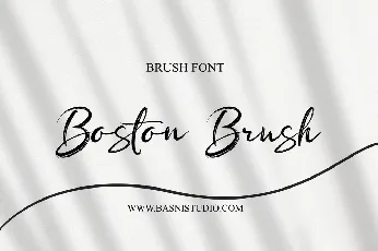 Bostonbrush font