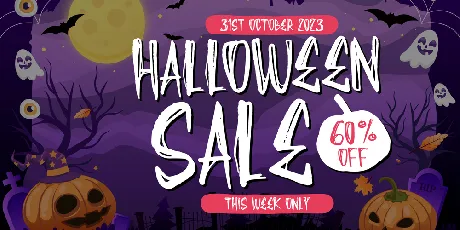 Wasted Halloween font