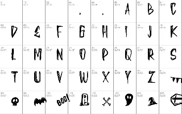 Wasted Halloween font