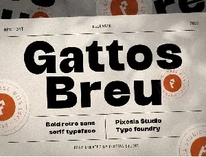 Gattos Breu font