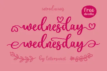 Wednesday font